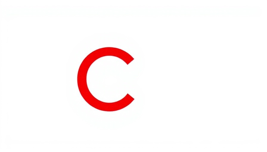 Minimalist red letter 'C' design, agentic AI concept.