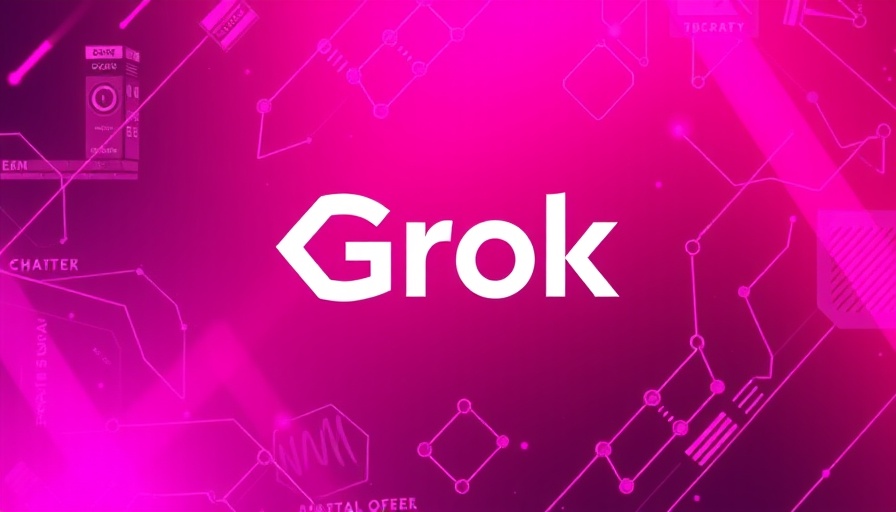 Vibrant abstract design with Grok logo for Grok 3 AI Launch.
