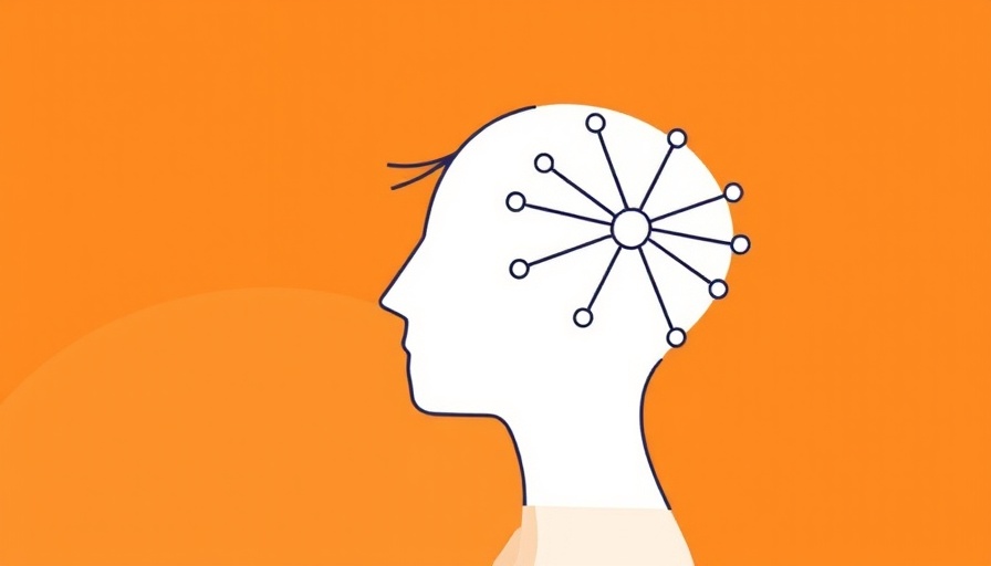 Minimalist illustration of deep reasoning AI concept.