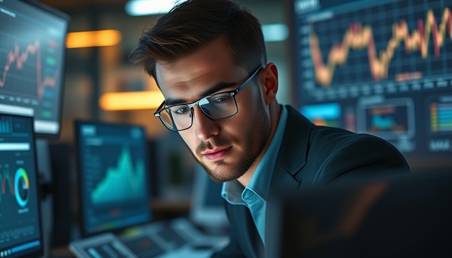 Professional analyzing data in an office, trending AI news updates.