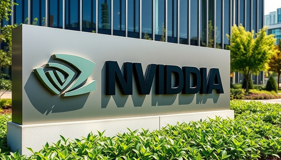 Nvidia headquarters sign highlighting company branding