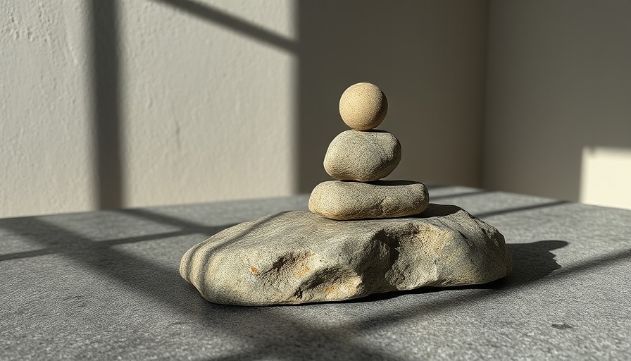 Grok 3 vs Claude 3.7 Sonnet abstract stone balance art