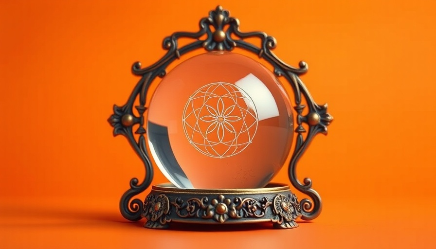 Ornate stand with crystal ball symbolizing deep reasoning AI