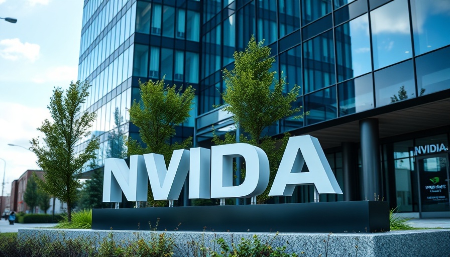 Nvidia logo sign in front of modern building, highlighting Nvidia challenges in AI innovation.