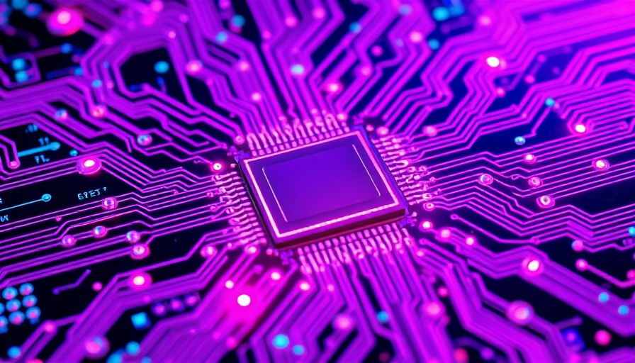 UK AI global leader abstract circuitry with vibrant neon glow.