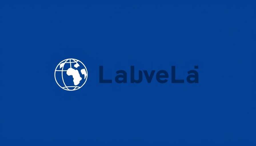 Modern blue and white logo vector with globe design, Agentic AI healthcare solutions