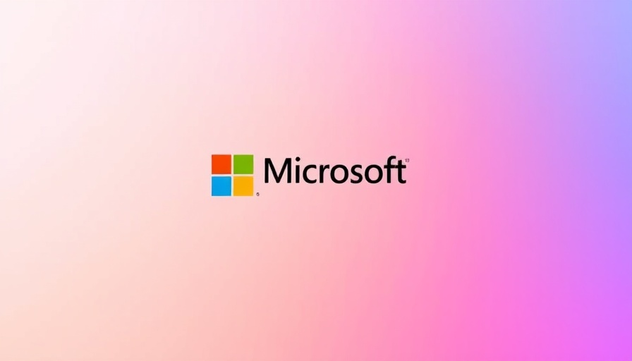 Microsoft AI Copilot logo with vibrant gradient background.