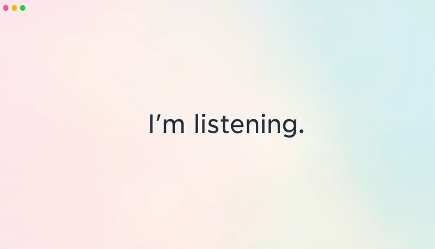 Minimalistic interface of Microsoft AI Copilot listening feature.