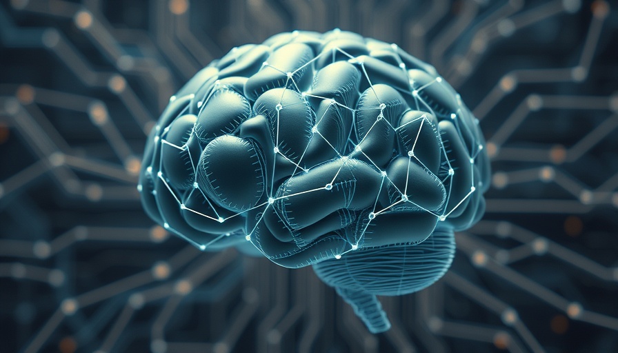 Futuristic representation of Tencent Hunyuan Turbo S AI Model with digital circuits.