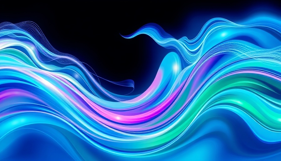 Colorful abstract wave design representing OpenAI GPT-4.5 release.