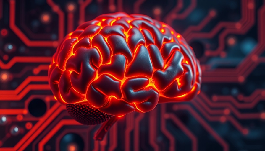 Ad2 AI Agent announcement with futuristic brain design.