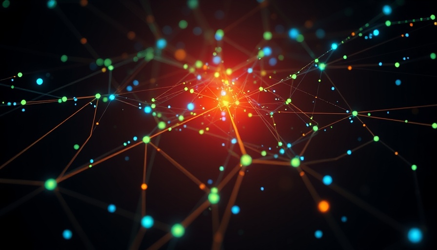 Futuristic Grok 3 digital network landscape with shimmering nodes.
