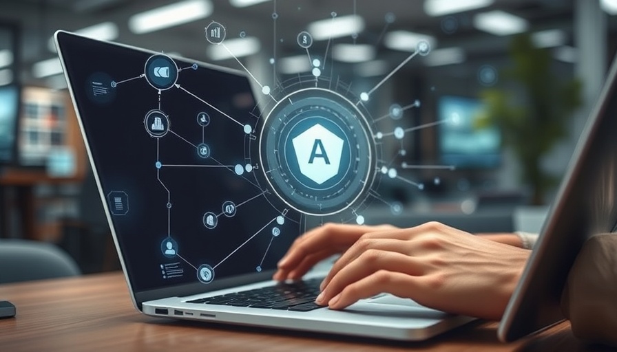 Digital representation of India AI strategy with interconnected symbols.