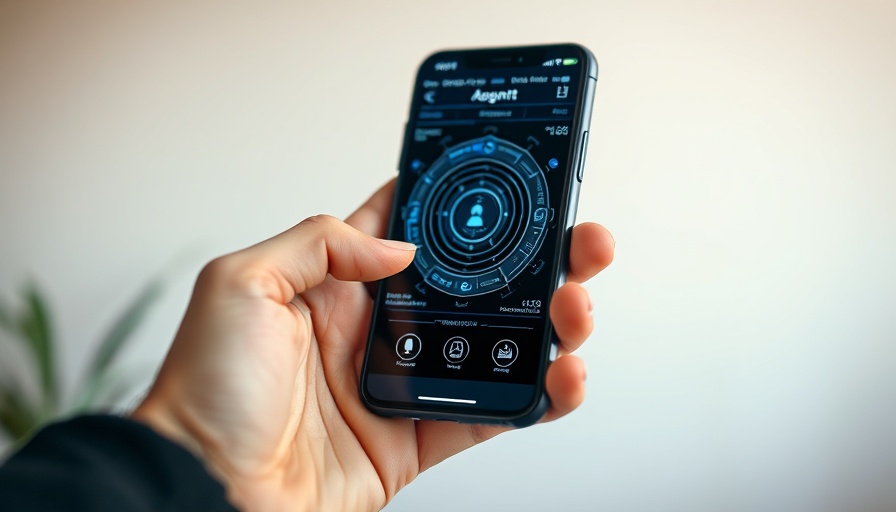 Honor AI agent interface on smartphone screen held by a hand.