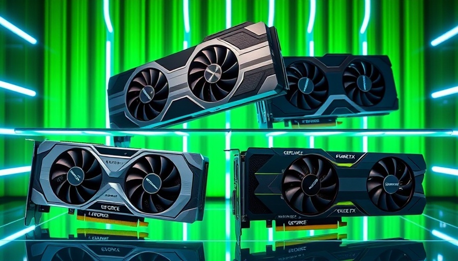 NVIDIA RTX graphic cards showcasing design, highlighting techniques.