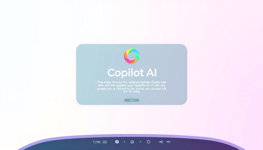 Copilot AI update screen with colorful logo.