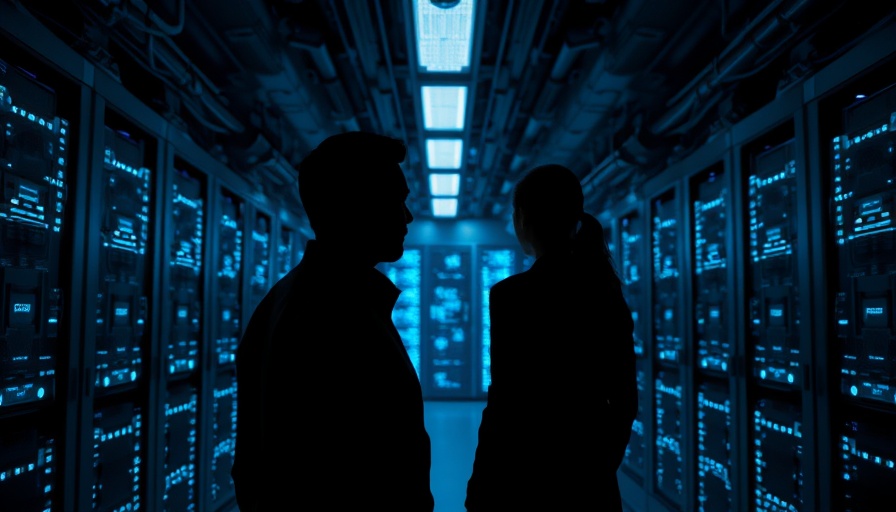 Silhouettes in a server room illustrating Kyndryl AI expansion