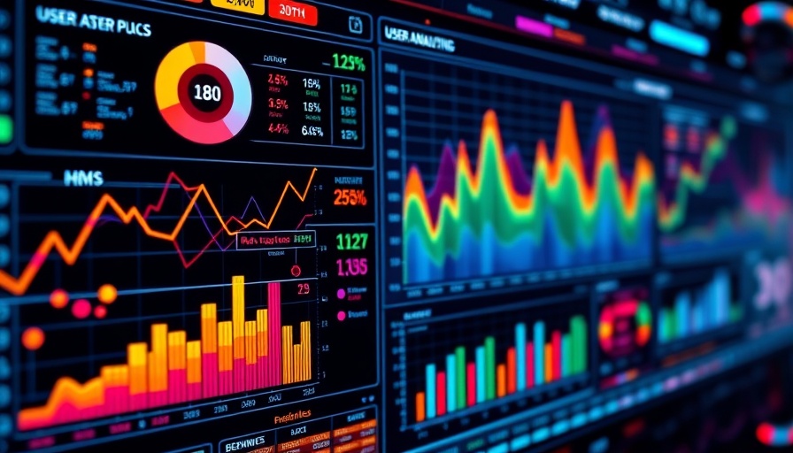 Futuristic display with data visualizations highlighting AI agent tools.