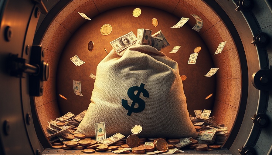 Anthropic funding news illustrated with vault and money.