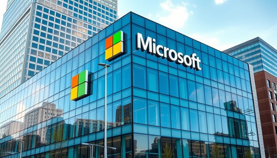 Modern Microsoft building showcasing sleek glass architecture, related to Microsoft AI Copilot.
