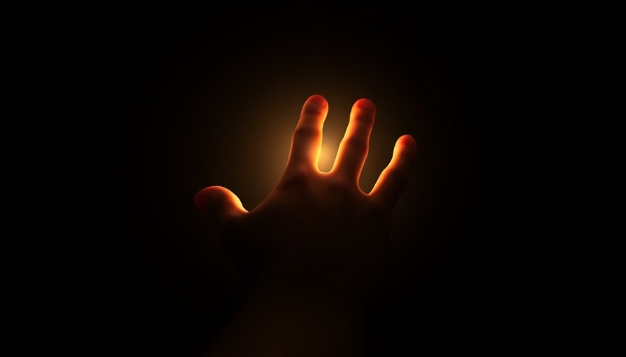 Hand reaching towards bright light, evoking agentic AI themes.
