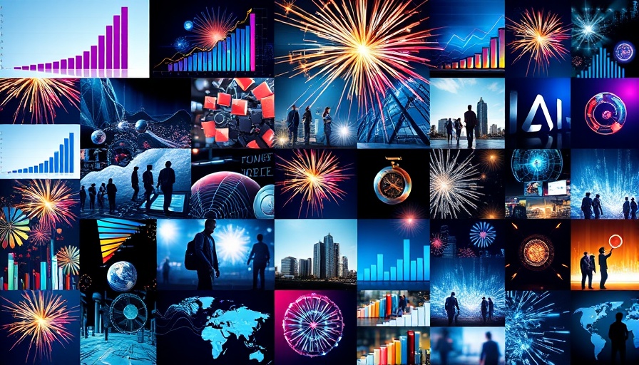 Collage highlighting diverse themes for AI Copilot in healthcare administration