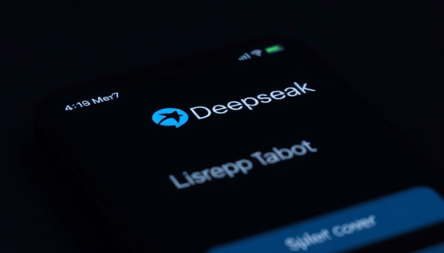 AI chatbot interface on smartphone screen, AI news concept