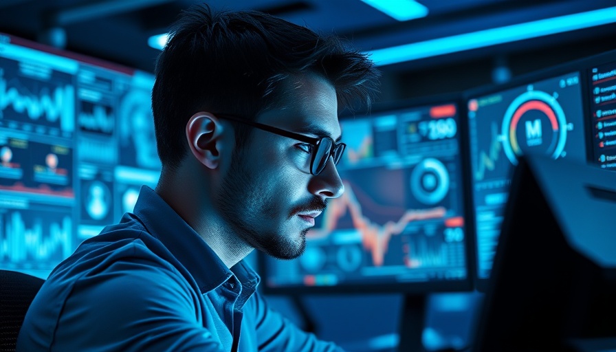 Tech professional analyzing data in a Snowflake AI Hub environment.