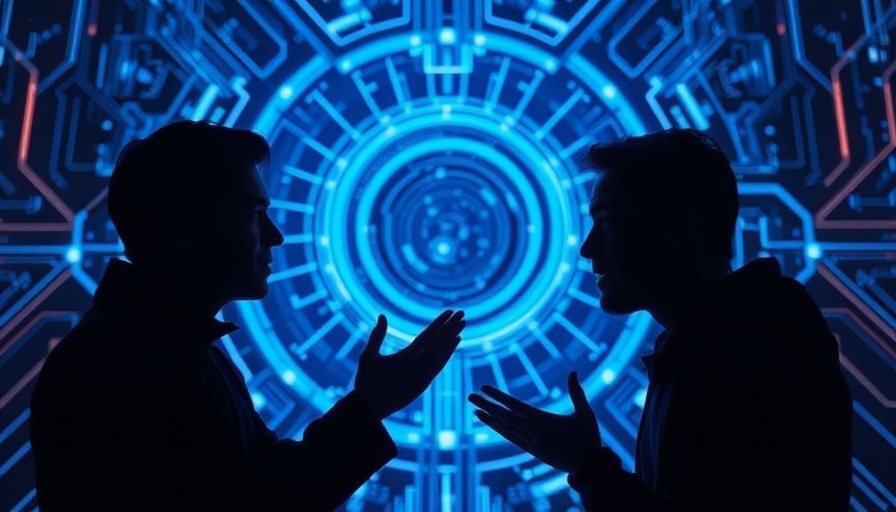 Futuristic AI interface interaction showcasing Microsoft AI technology.