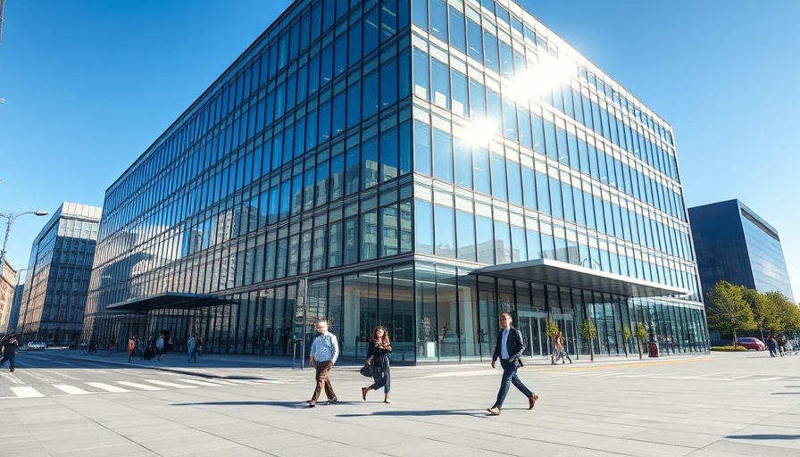Modern corporate building reflecting India's IT industry transformation