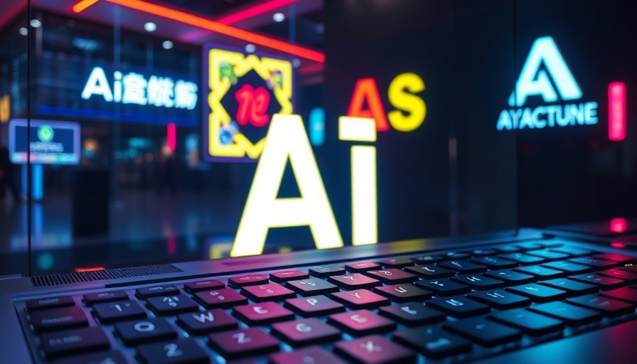 Split-screen with DeepSeek and OpenAI logos in a tech setting