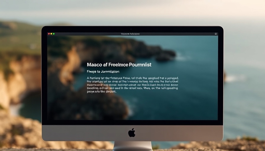 Microsoft Copilot Mac app interface with scenic background.