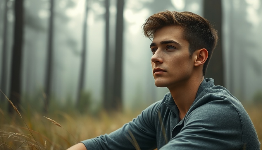 Grok 3 model launch illustration with forest backdrop