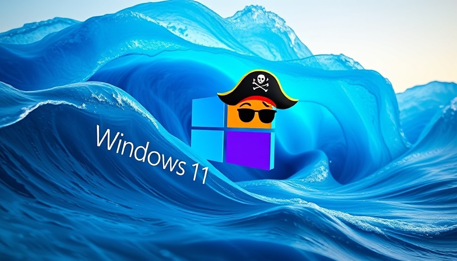 Microsoft AI Logo featuring a colorful Windows 11 and pirate hat design.