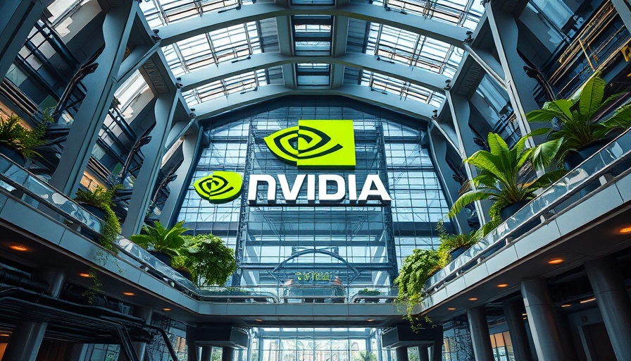 Modern Nvidia headquarters showcasing architectural design.