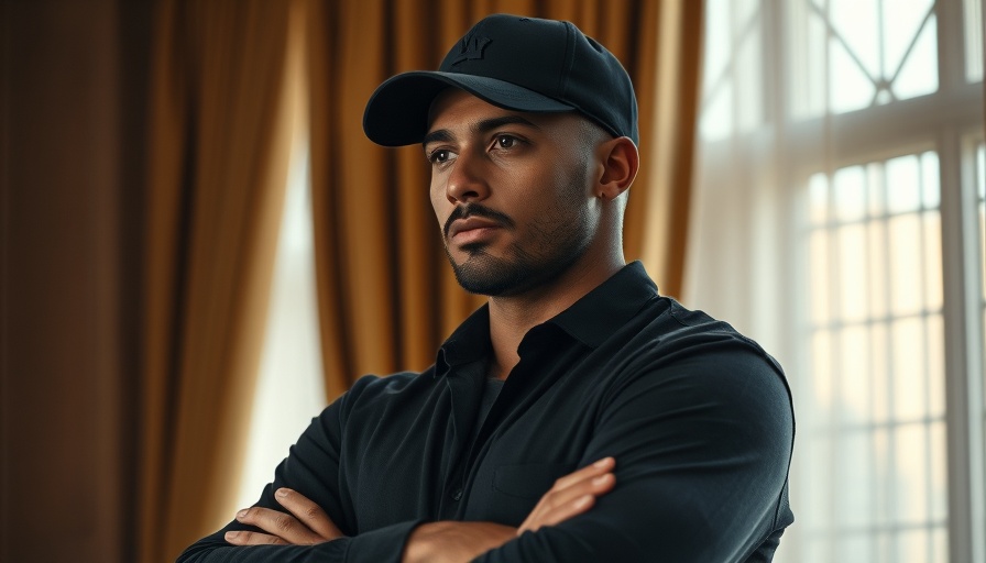 Grok 3 focus as man stands in a formal room with cap.