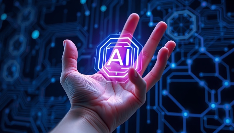 Agentic AI software development concept with glowing circuits.