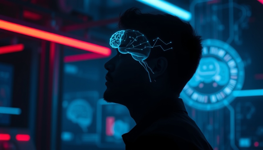 GrokCoin market cap futuristic scene with holographic brain display.
