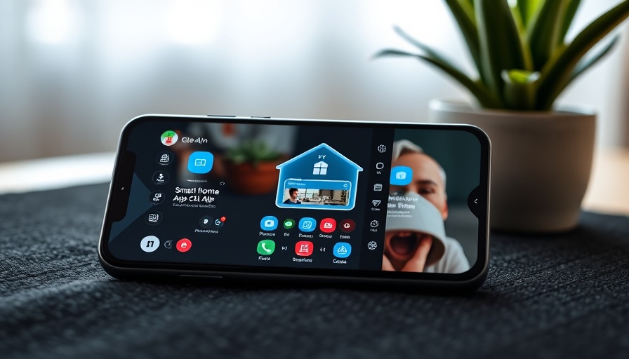 Trending AI news: smartphone showing smart home app interface