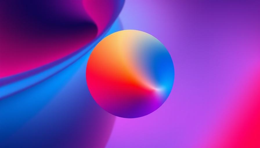 Colorful abstract logo with gradient circular design, Claude AI.