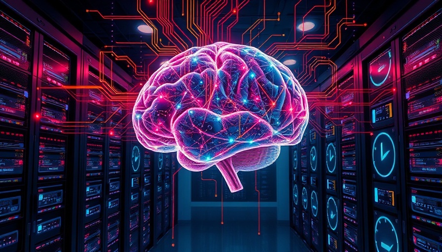 Intricate digital brain with deep reasoning AI concept in futuristic data center.