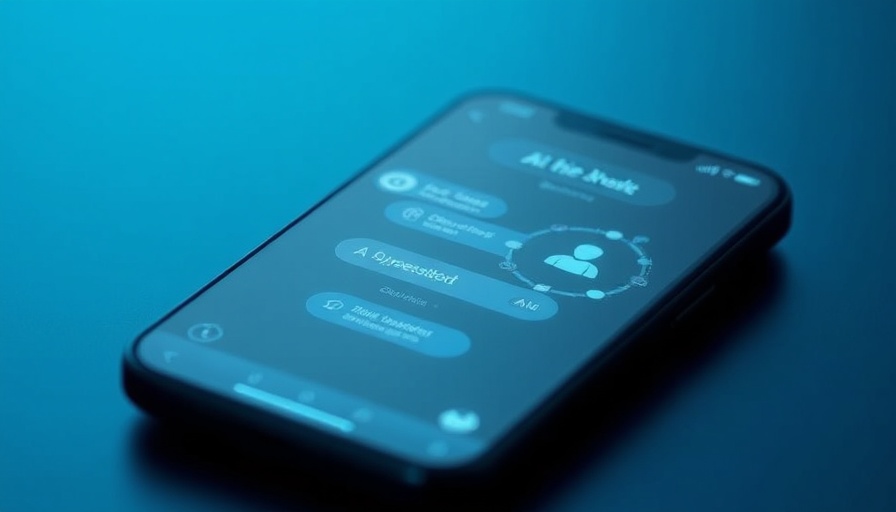 Autonomous AI agents interacting on smartphone screen