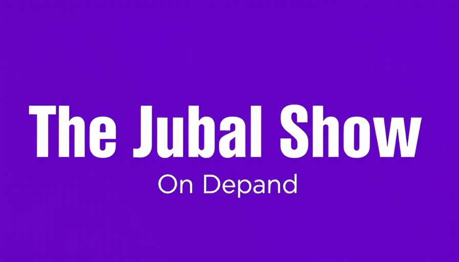 Minimalistic purple podcast banner with bold white text, modern design.