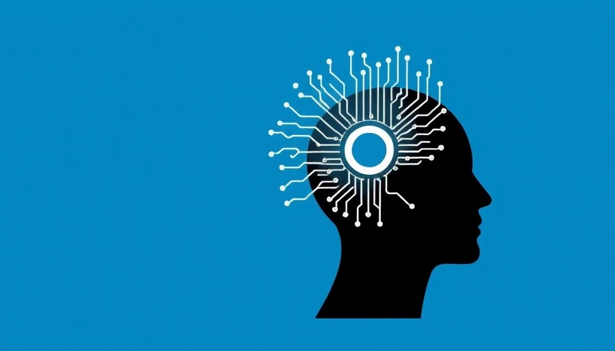 Abstract technology-themed human silhouette with circuit pattern, agentic AI concept.