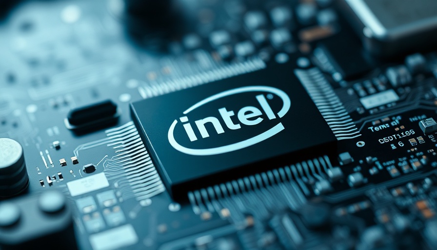 Intel microchip closeup, advanced tech in TSMC Intel joint venture