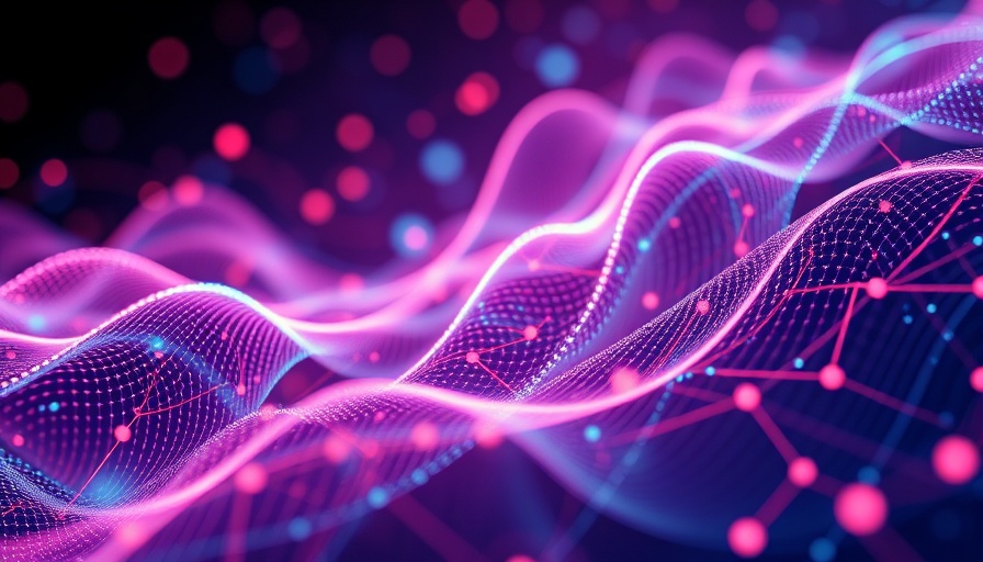 Futuristic AI developer tools illustration with neural network.