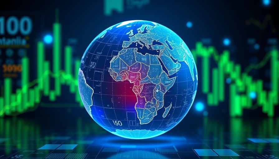 Nvidia AI Boom Challenges: Global financial illustration with currency.