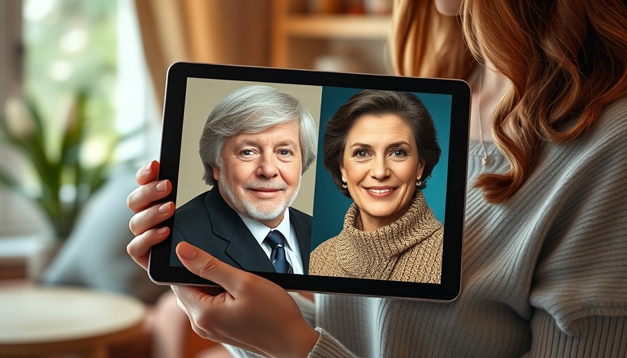 Tablet showing GAN deepfake, analyzing security risks of digital twins.