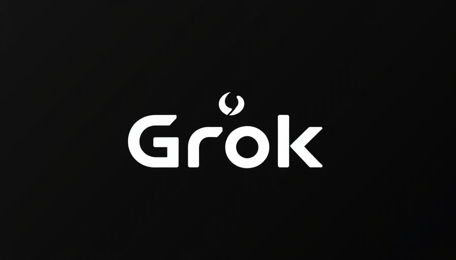 Minimalist Grok logo design against black background, elon musk grok 3