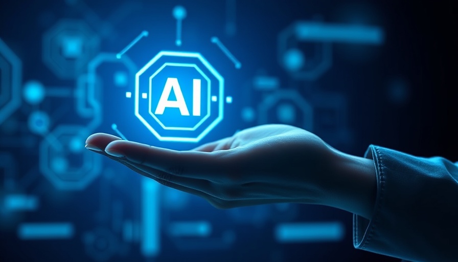 Futuristic AI interface concept for startups.